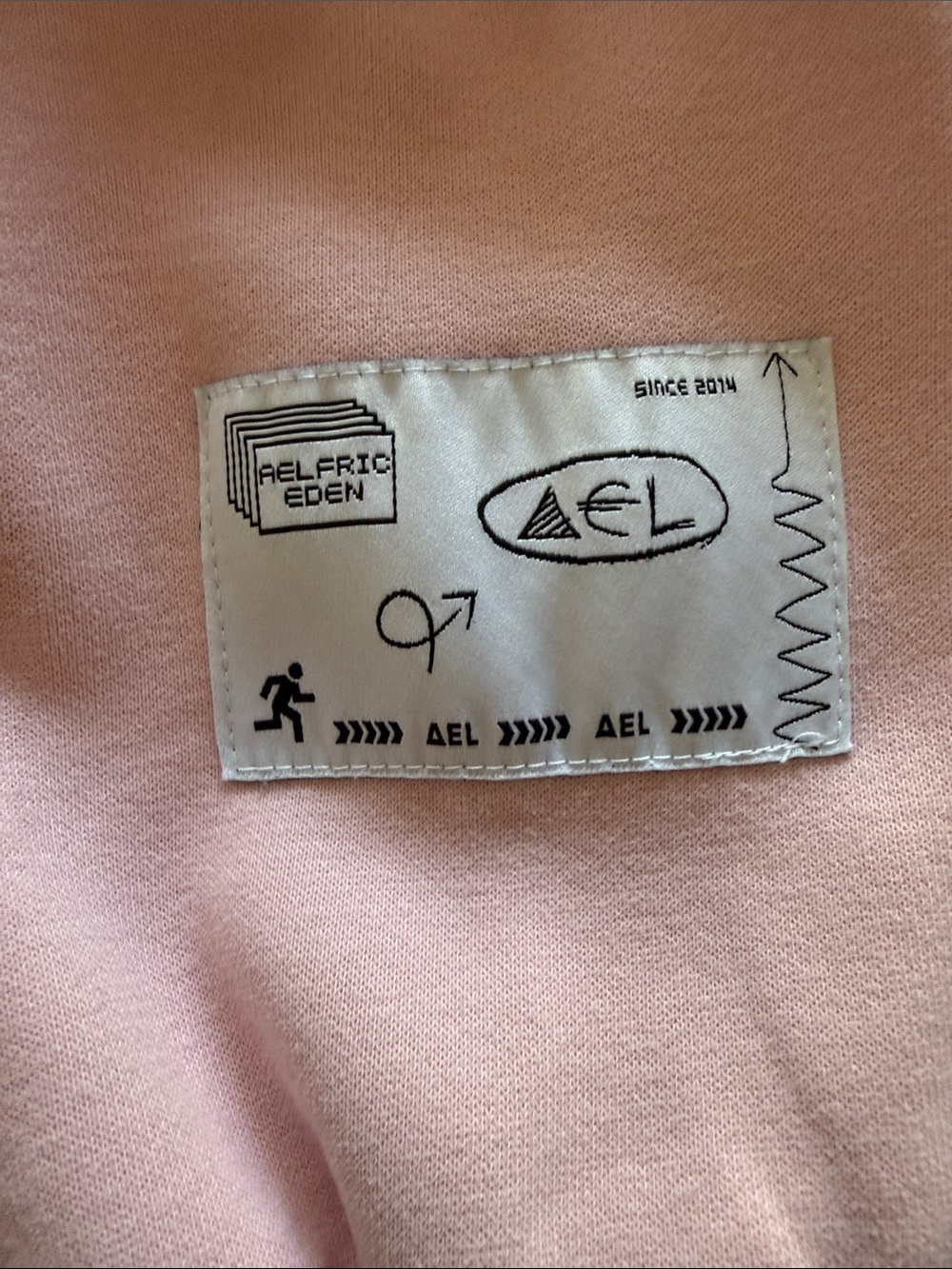 Aelfric Eden Cartoon Line Character Print Oversized Hoodie~ Large - Picture 6 of 11